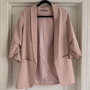 ASOS Blush Blazer with Cinched 3/4 Sleeves – Women’s Size 6